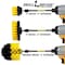 Drill Brush Power Scrubber By Useful Products 5 in W 5 in L Brush, Yellow Y-S-42O-5X-QC-DB - alternate 3